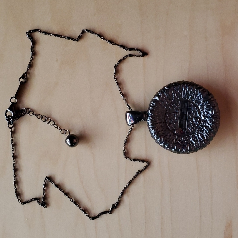 ROBERTO COIN "TFS" Sterling Silver Statement Pendant Necklace - Picture 2 of 4